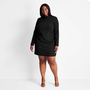 Elegant Black Long Sleeve Dress